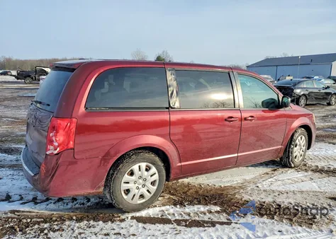 2018 Dodge Grand Caravan Se z USA, uszkodzony, nr VIN 2C4RDGBGXJR165978